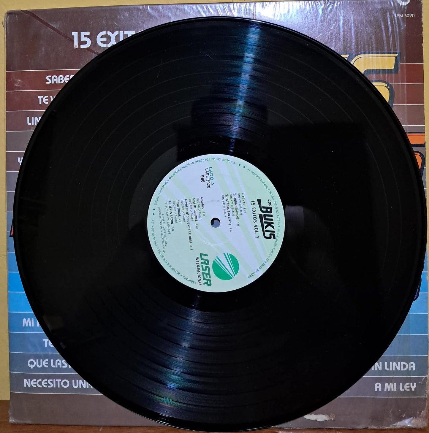 Los Bukis – 15 Exitos Vol. 2. Vinilo. formato muerto
