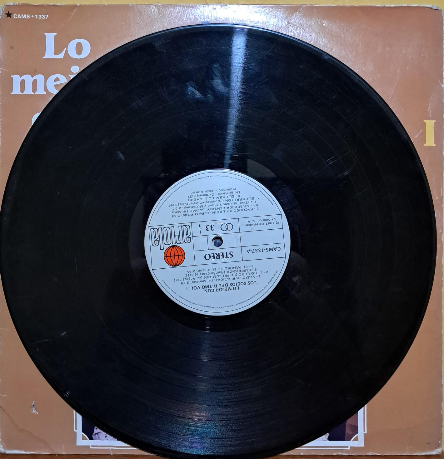 Los Socios del Ritmo – Lo Mejor Con Los Socios Del Ritmo Vo. 1. Vinilo. formato muerto formato muerto