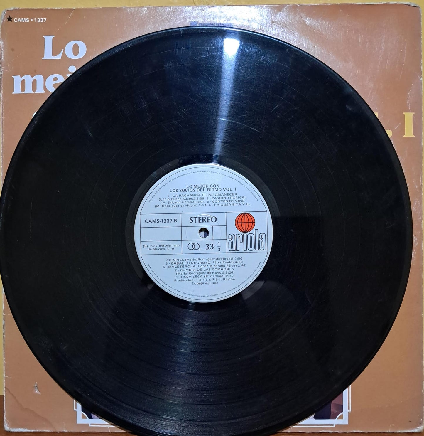 Los Socios del Ritmo – Lo Mejor Con Los Socios Del Ritmo Vo. 1. Vinilo. formato muerto formato muerto