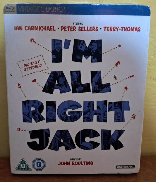 I'm All Right Jack (1959). Bluray nuevo importado. formato muerto