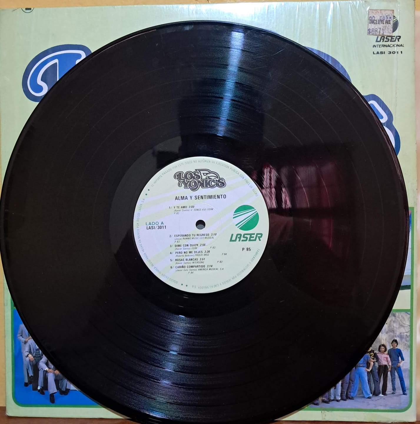 Los Yonics – Alma Y Sentimiento. Vinilo en buen estado. formato muerto