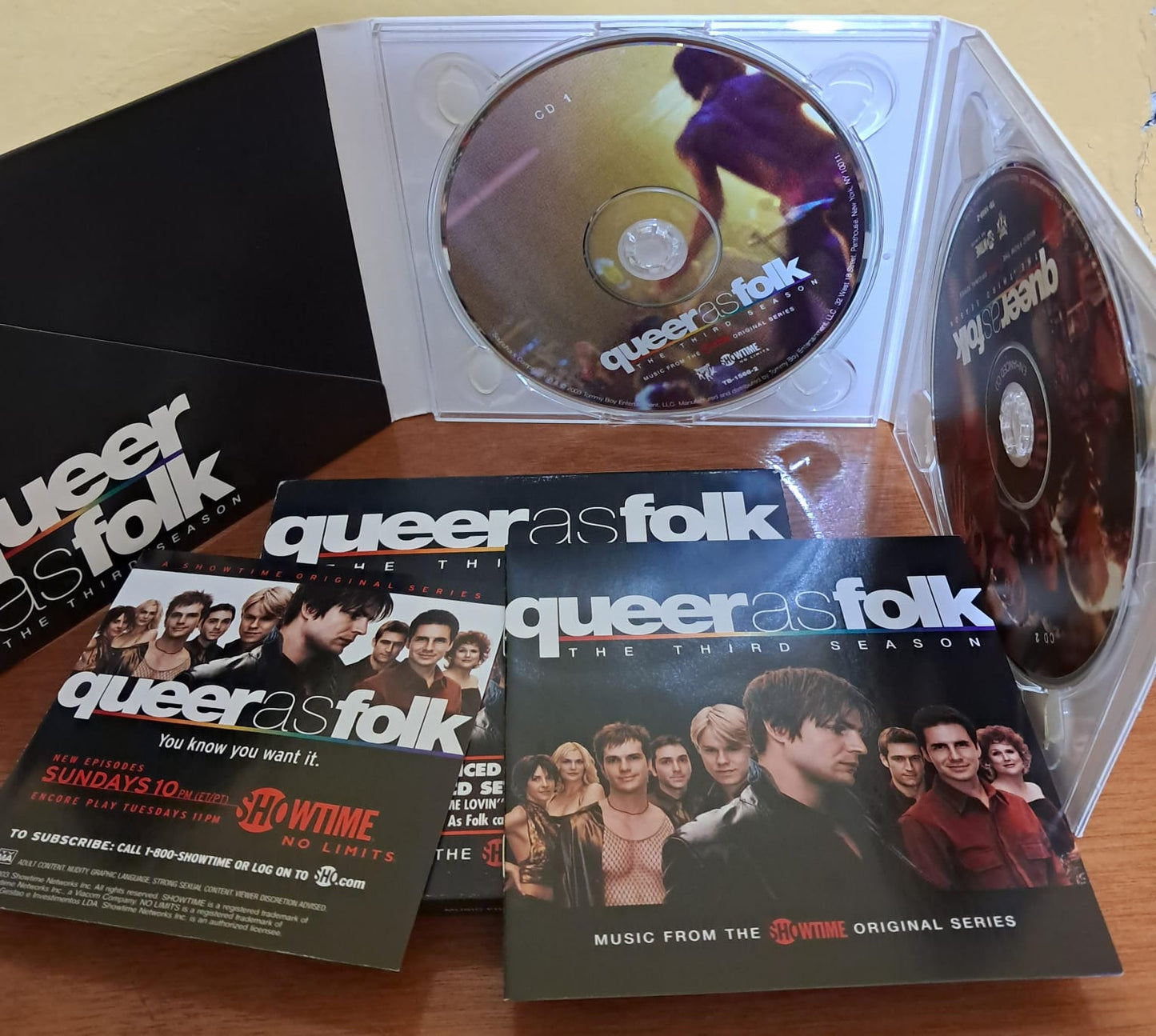 🌈 Queer as Folk: The Third Season Soundtrack (CD doble excelente estado) 🎶🔥 formato muerto