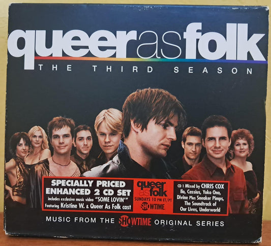 🌈 Queer as Folk: The Third Season Soundtrack (CD doble excelente estado) 🎶🔥 formato muerto