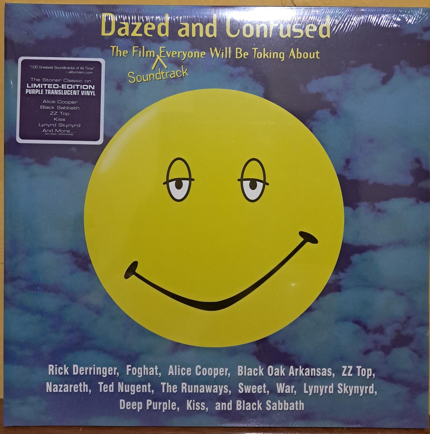 🌀🎸 Dazed and Confused – Original Motion Picture Soundtrack. Vinilo doble de color. Nuevo. formato muerto