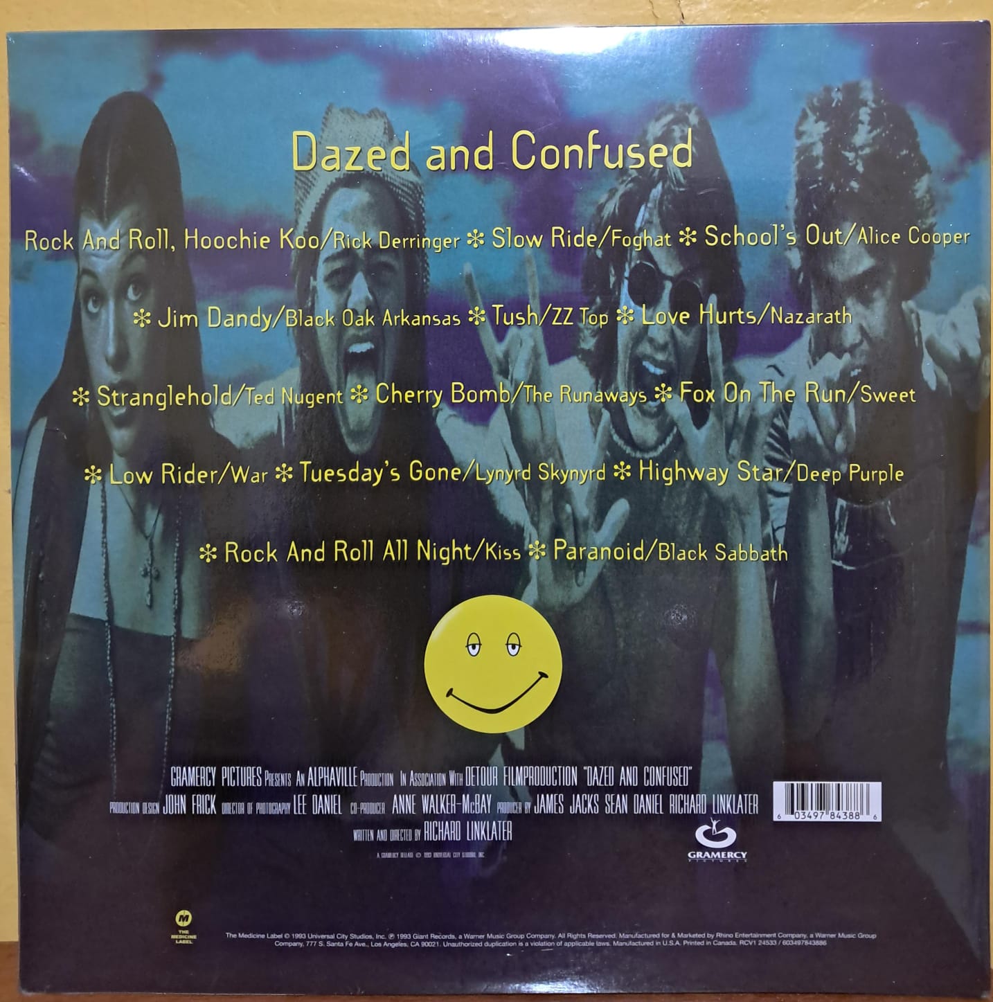 🌀🎸 Dazed and Confused – Original Motion Picture Soundtrack. Vinilo doble de color. Nuevo. formato muerto