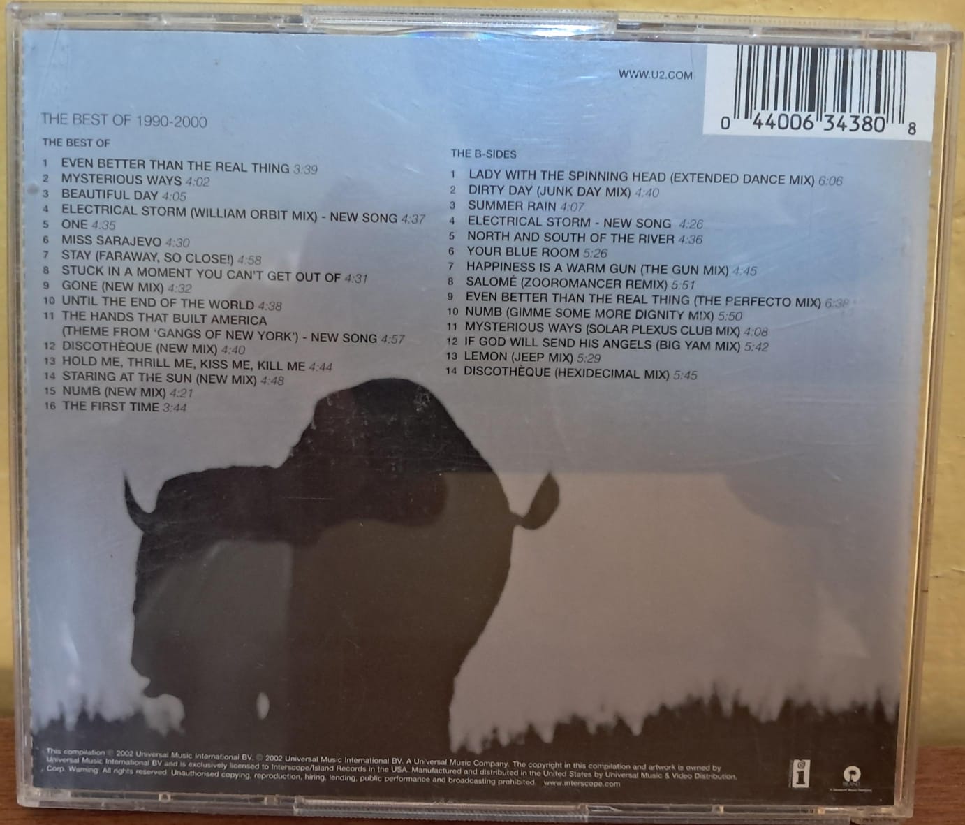 🌍 U2 – The Best of 1990–2000. Cd doble importado.