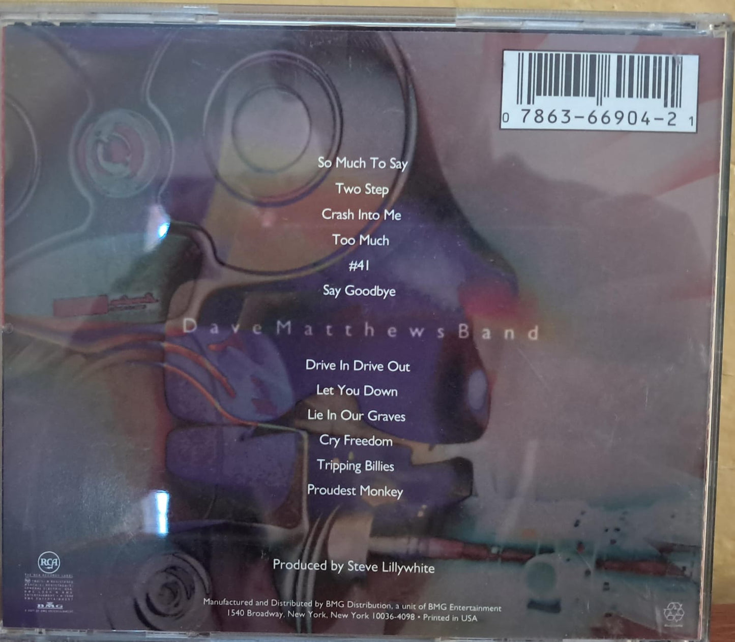 Dave Matthews Band – Crash. Cd importado. formato muerto
