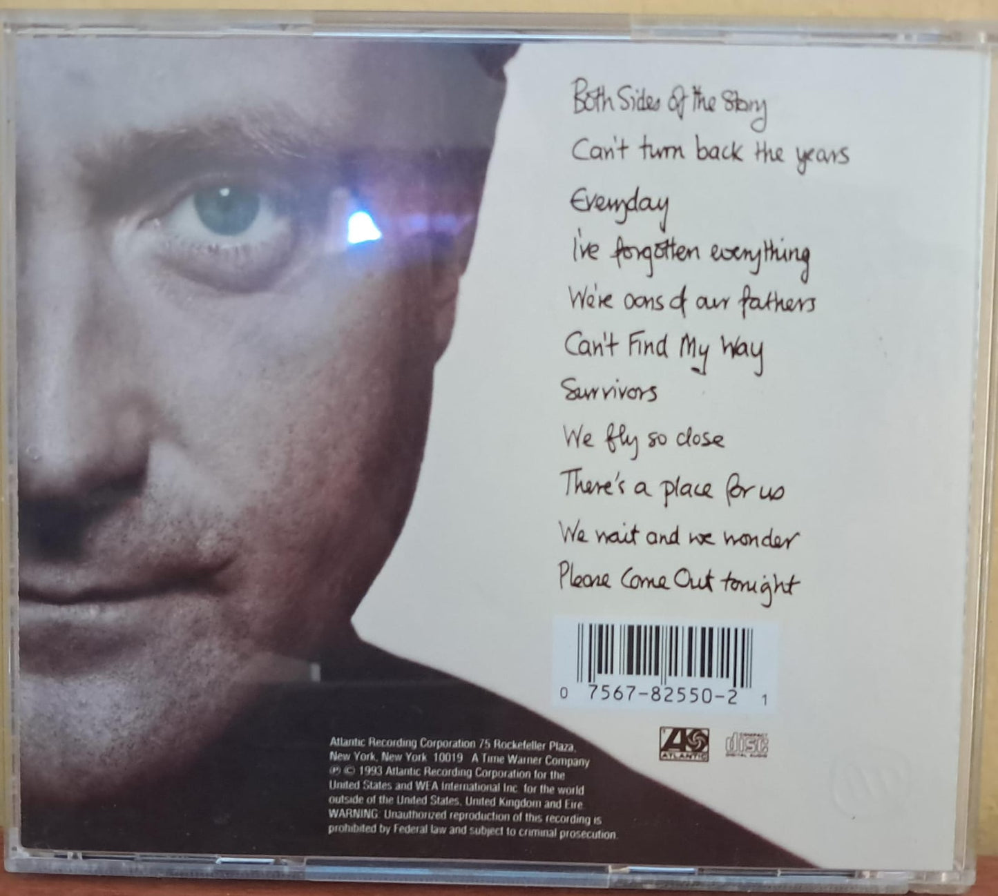 Phil Collins – Both Sides. Cd importado. formato muerto
