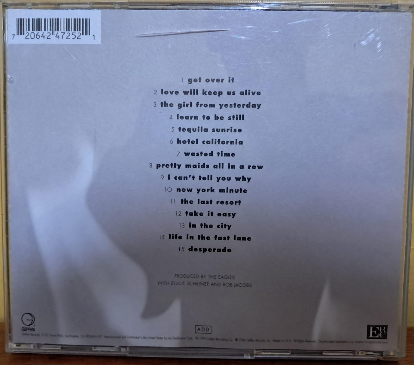 Eagles – Hell Freezes Over. Cd importado. formato muerto