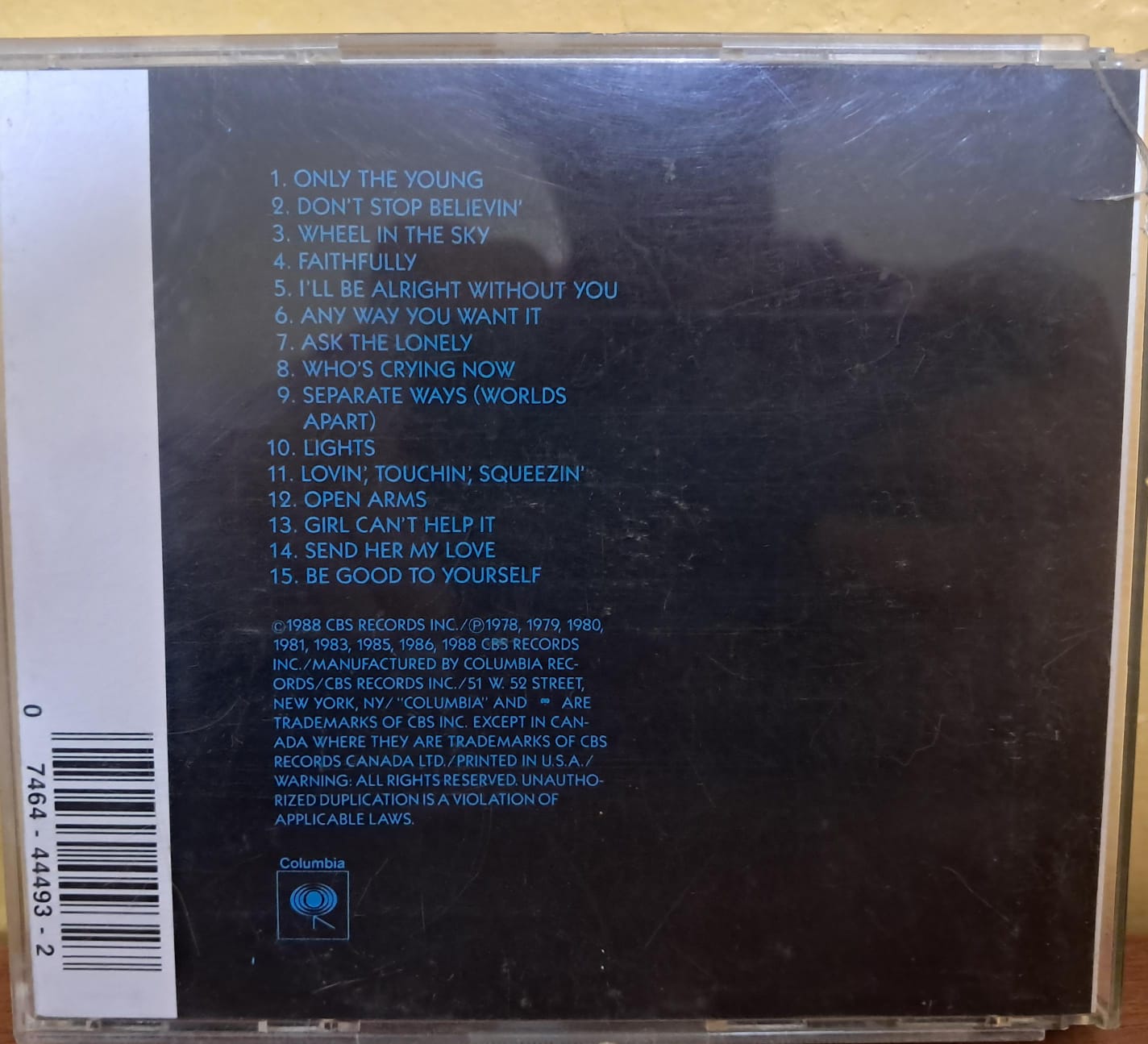 Journey – Greatest Hits. Cd importado. formato muerto