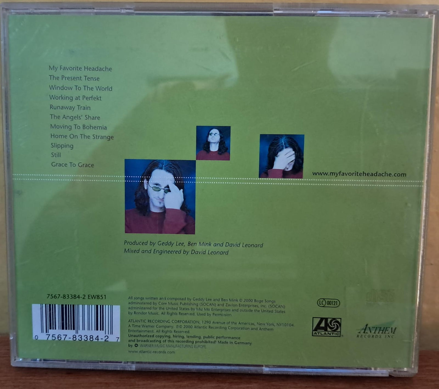 🧠Geddy Lee – My Favourite Headache. Cd importado. formato muerto