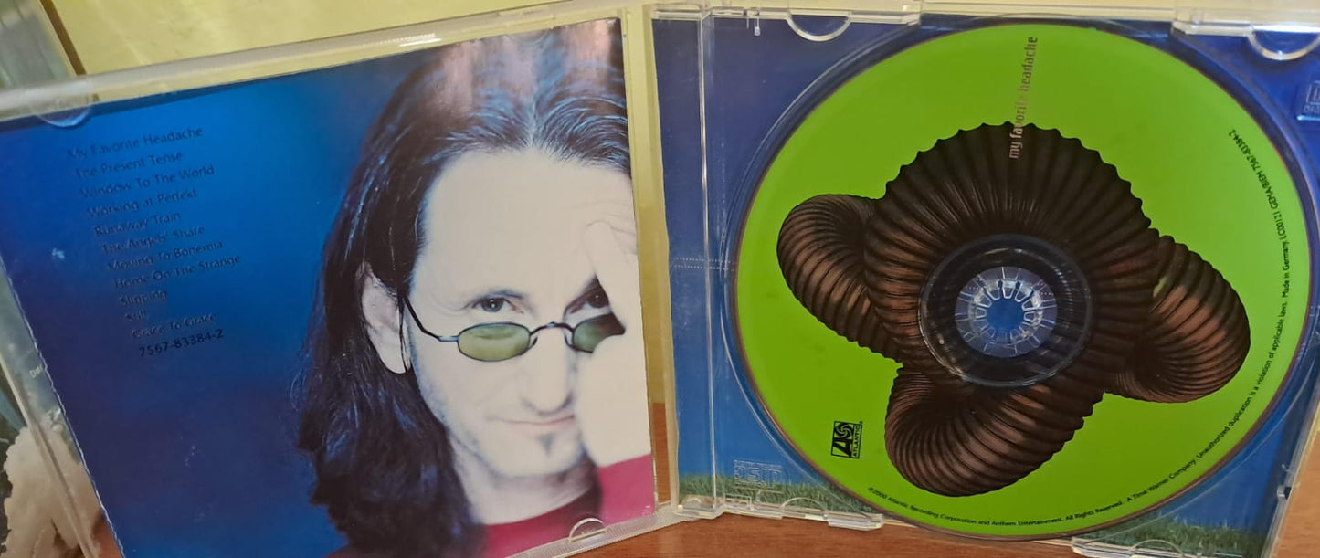 🧠Geddy Lee – My Favourite Headache. Cd importado. formato muerto
