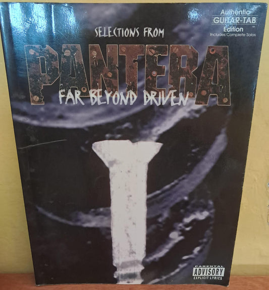 Selections from Pantera: Far Beyond Driven Pasta blanda. Libro.