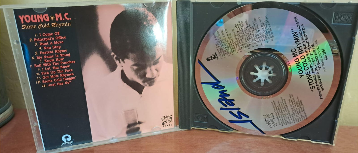 🎤🧊 Young MC – Stone Cold Rhymin’. Cd importado. formato muerto
