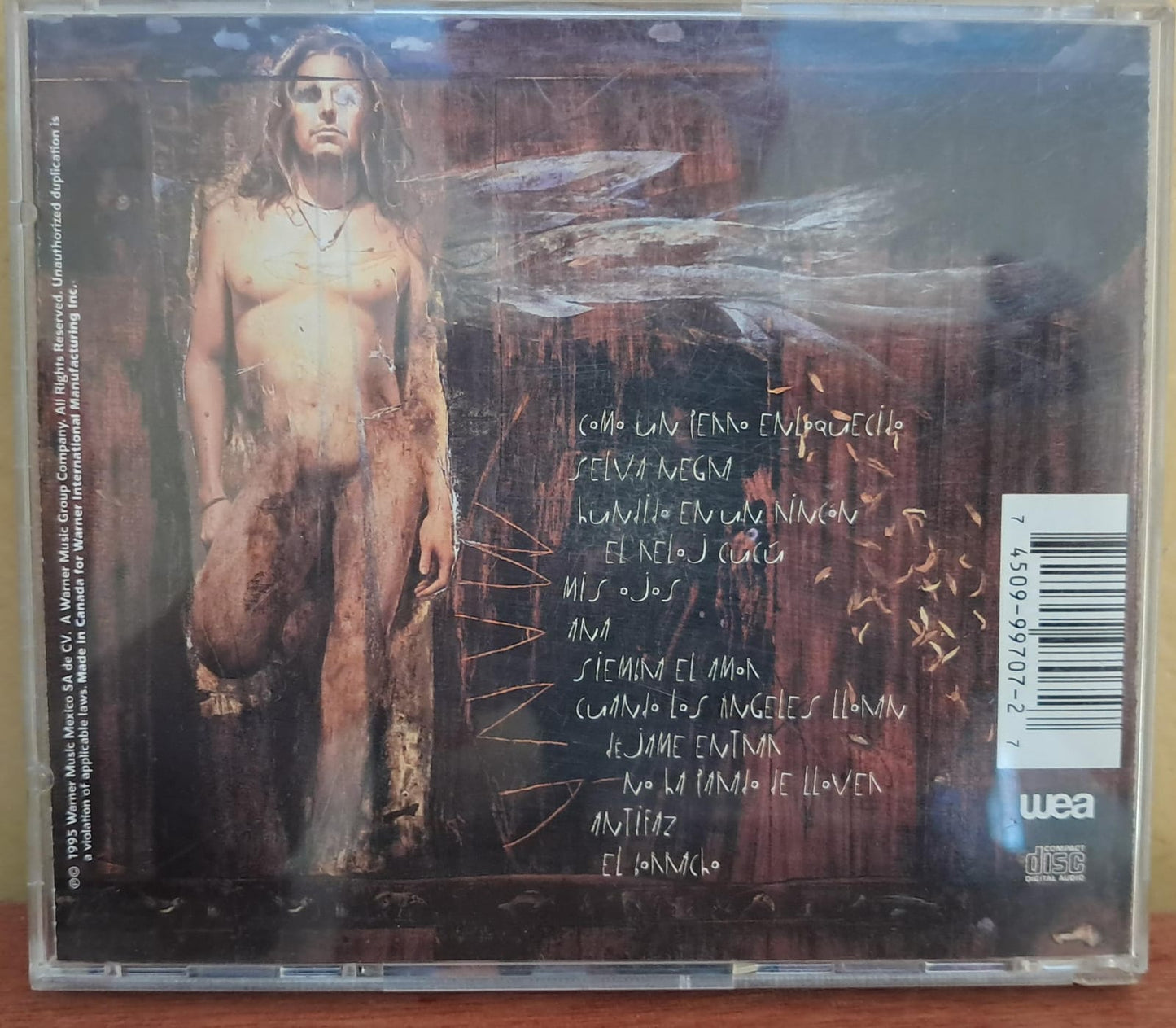 🌧️🕊️ Maná – Cuando los Ángeles Lloran. Cd nacional. formato muerto