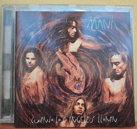 🌧️🕊️ Maná – Cuando los Ángeles Lloran. Cd nacional. formato muerto