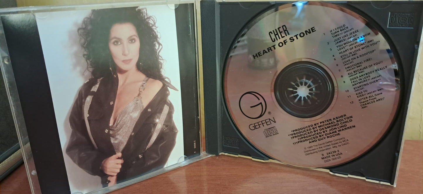 💔🖤 Cher – Heart of Stone. Cd importado. formato muerto