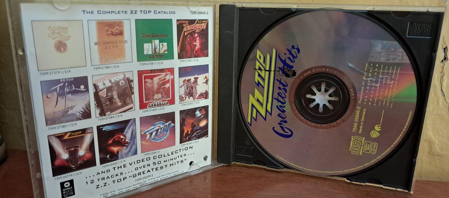 🕶️🎸 ZZ Top – Greatest Hits. Cd importado en excelente estado. formato muerto