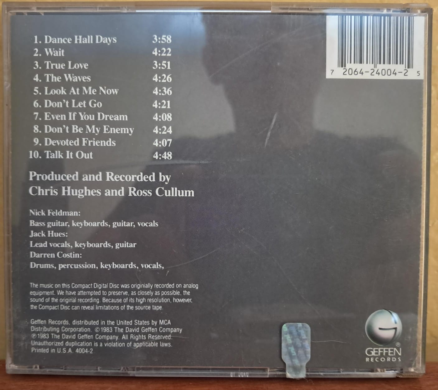 Wang Chung – Points on the Curve. Cd importado. formato muerto