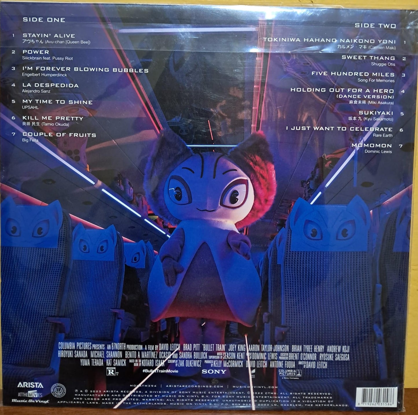 🚄 Bullet Train (Original Soundtrack) – Vinilo Color Mandarina 180g (Edición Limitada). Nuevo. formato muerto