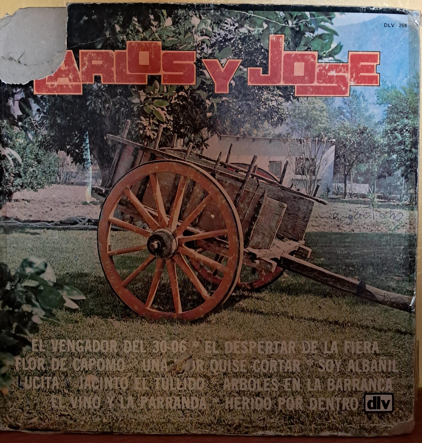Carlos Y José – Flor De Capomo. Vinilo. formato muerto