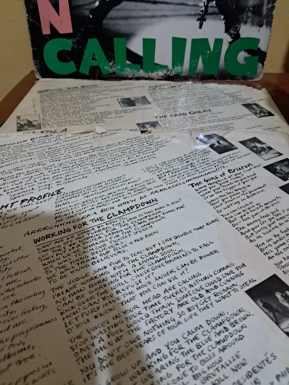 The Clash. London Calling. Vinilo doble importado.