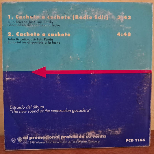 Los Amigos Invisibles – Cachete A Cachete. Cd single. formato muert