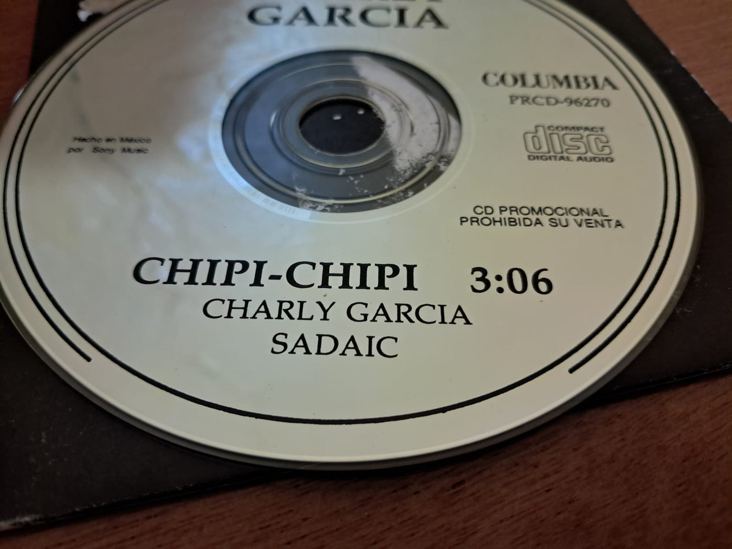 Charly Garcia – Chipi-Chipi. Cd single.
