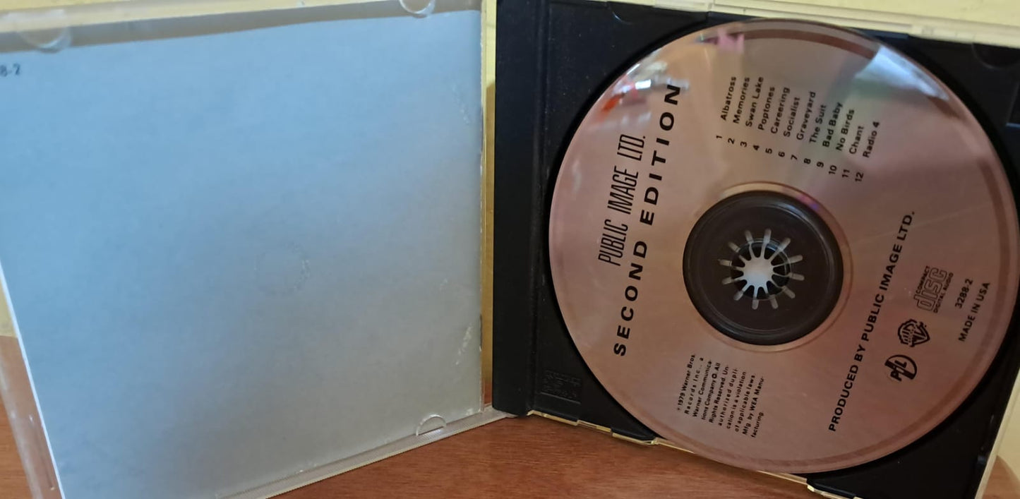 🌀 Public Image Ltd – Second Edition. Cd importado. formato muerto