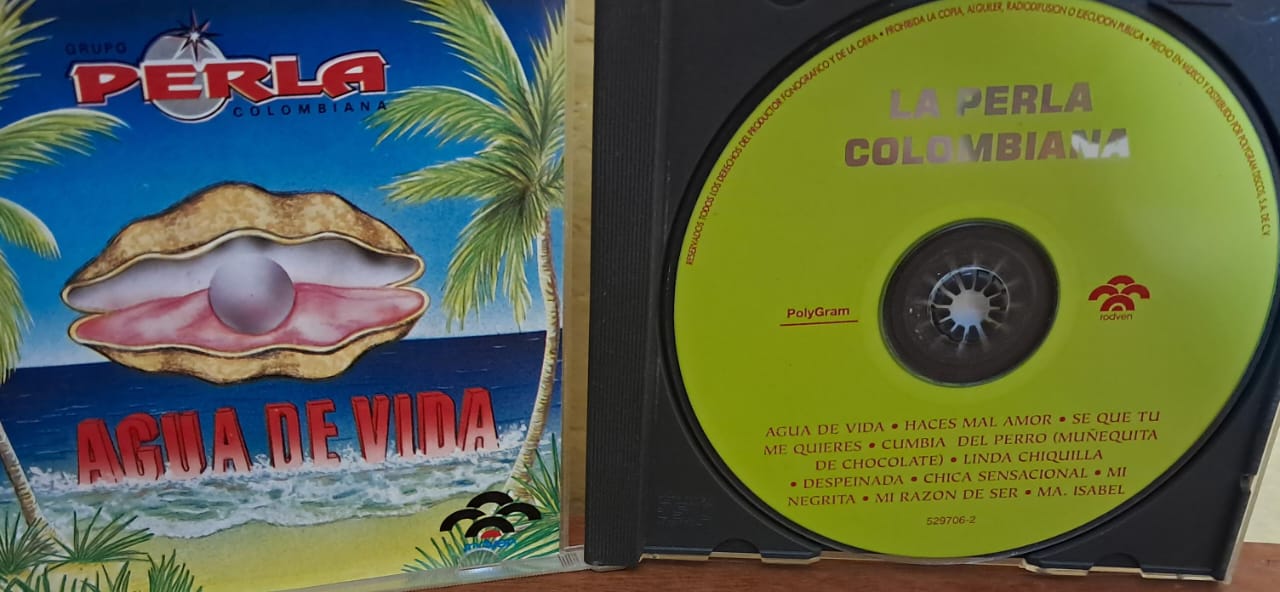 Perla Colombiana. Agua de Vida. Cd.