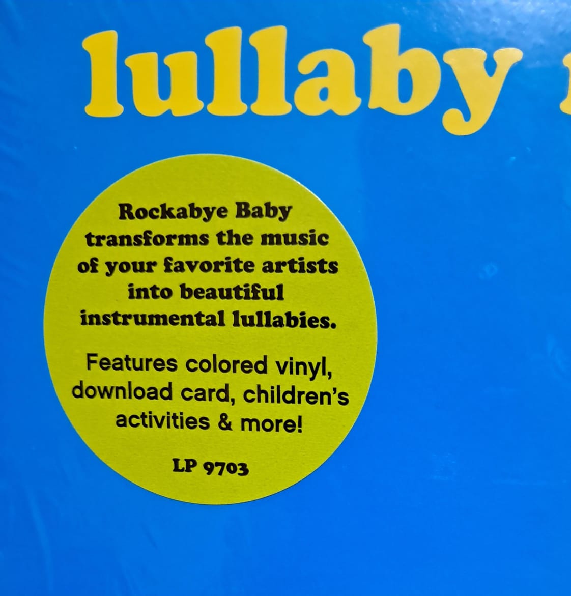 Lullaby Renditions of Eminem. Vinilo nuevo. formato muerto