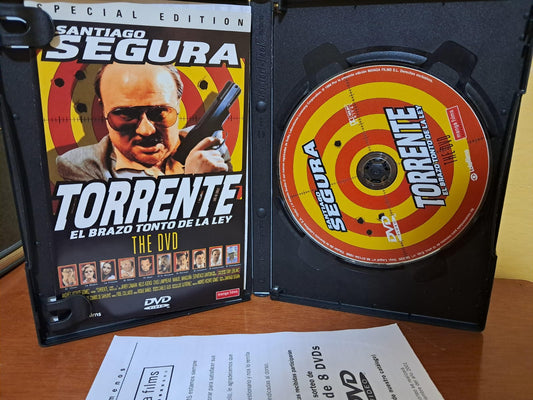 🎬 TORRENTE: EL BRAZO TONTO DE LA LEY. DVD importado.