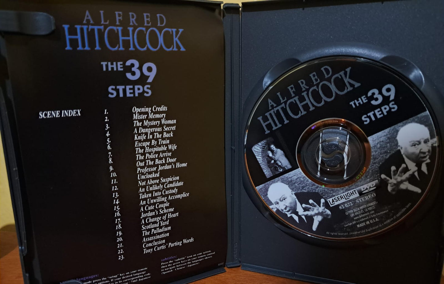 The 39 Steps. DVD importado. formato muerto