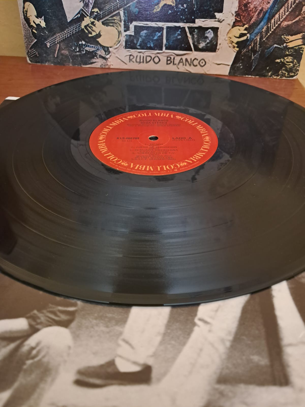 Soda Stereo – Ruido Blanco - En Vivo. Primera edición. formato muerto