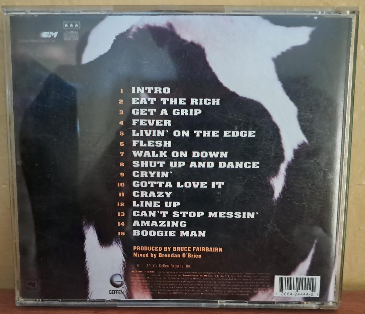 Aerosmith – Get a Grip. Cd en buen estado. formato muerto