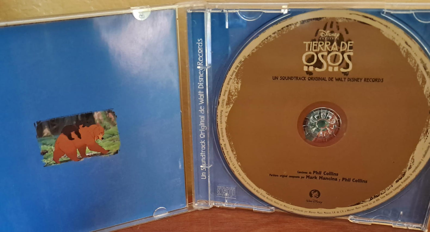 Tierra De Osos - Un Soundtrack Original de Walt Disney Records. Cd en buen estado. formato muerto