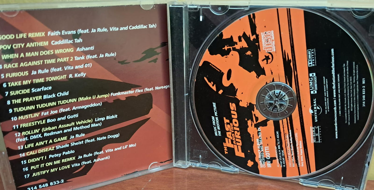 Varios – The Fast And The Furious (Original Motion Picture Soundtrack). formato muerto