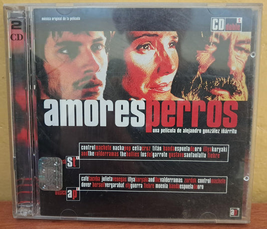 Varios – Amores Perros (Música Original De La Película). Cd doble en buen estado. formato muerto