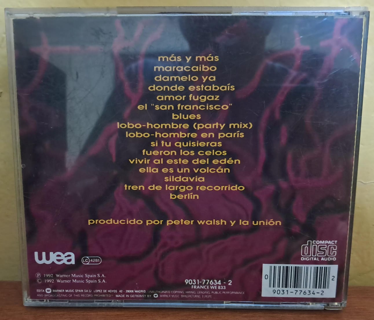 La Unión – En Concierto: Tren de Largo Recorrido. Cd en buen estado.