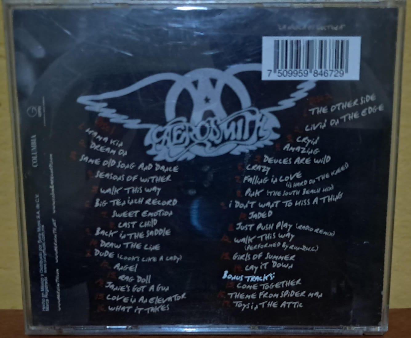Aerosmith – O, Yeah! Ultimate Aerosmith Hits. Cd doble lenticular.