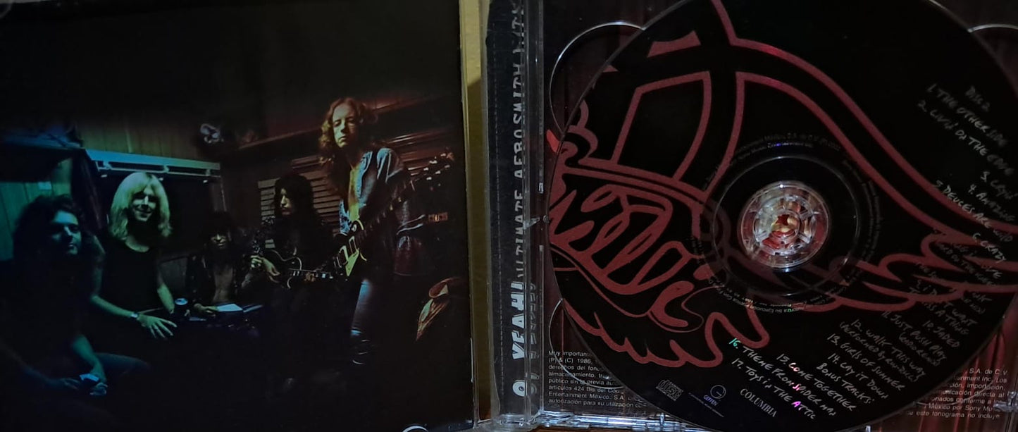 Aerosmith – O, Yeah! Ultimate Aerosmith Hits. Cd doble lenticular.