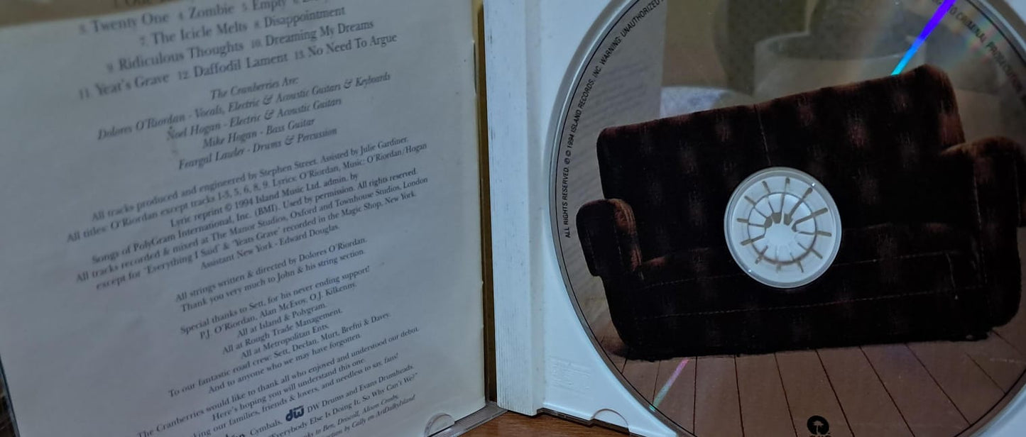 The Cranberries. No Need To Argue. Cd formato muerto