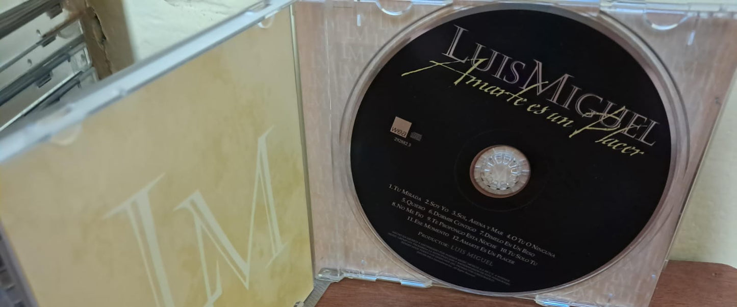 Luis Miguel – Amarte Es Un Placer. Cd en excelente estado. formato muerto
