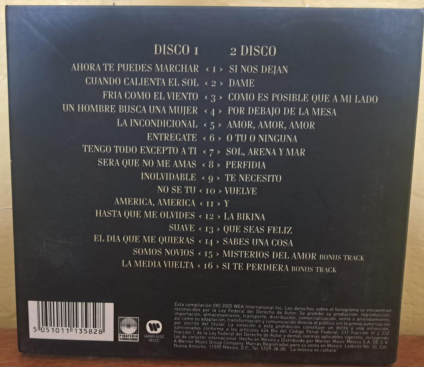 Luis Miguel – Grandes Éxitos. Cd doble excelente estado. formato muerto