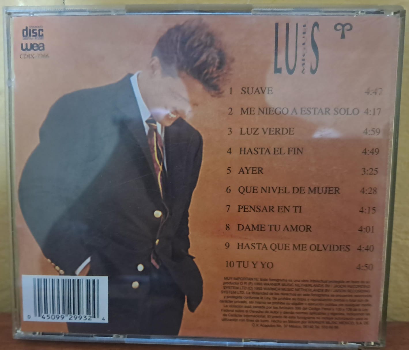 Luis Miguel – Aries. Cd excelente estado. formato muerto