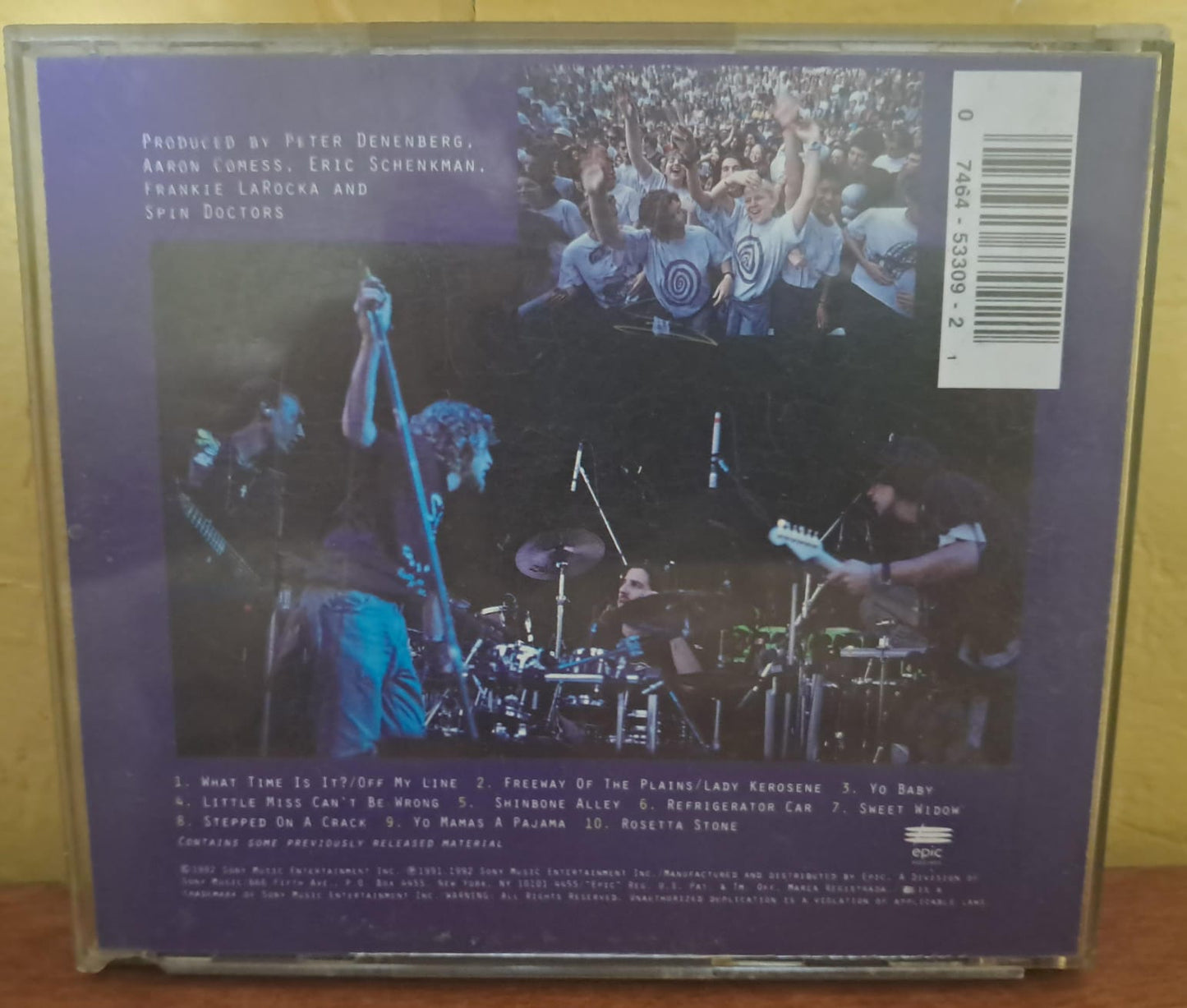 Spin Doctors. Homebelly Groove...Live. Cd. formato muerto