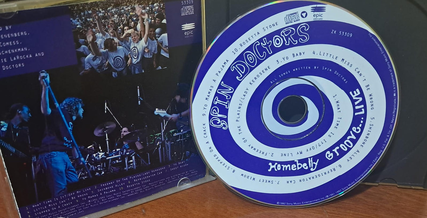 Spin Doctors. Homebelly Groove...Live. Cd. formato muerto