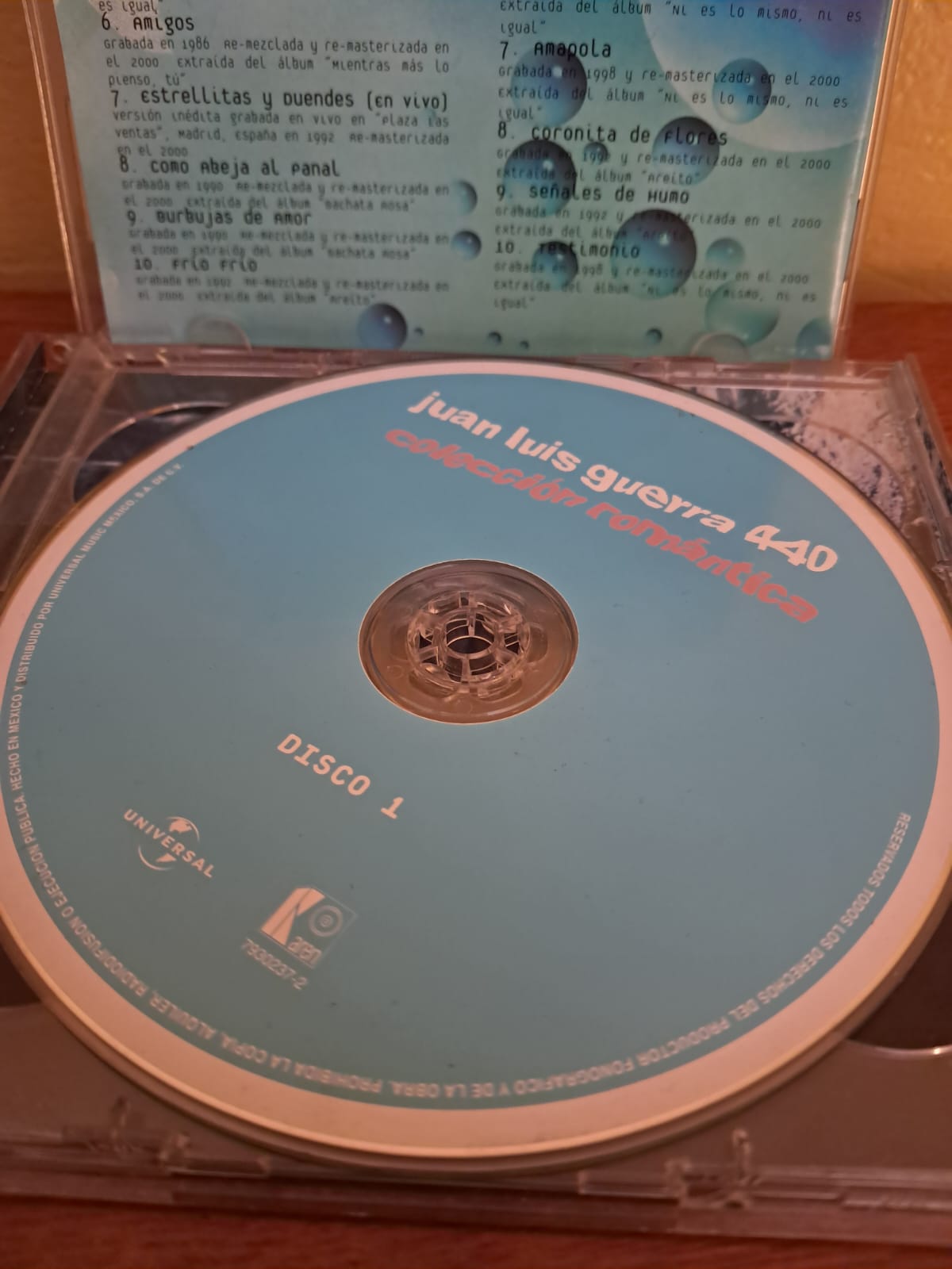 Juan Luis Guerra 440 – Colección Romántica. Cd doble en buen estado. formato muerto