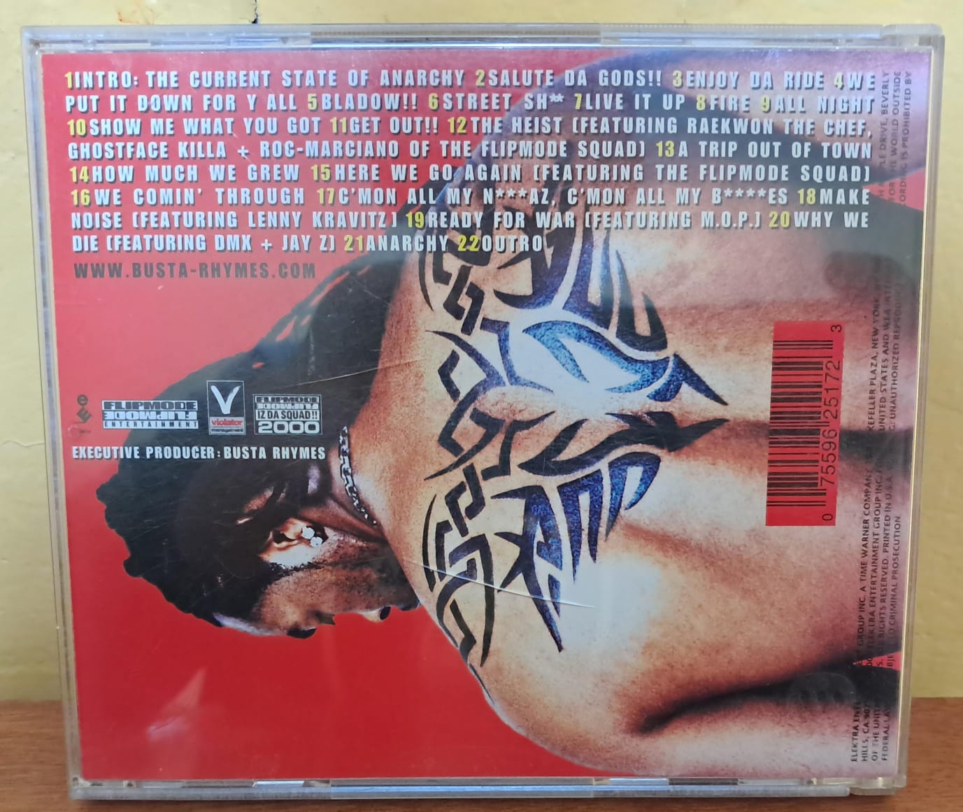 BUSTA RHYMES – ANARCHY. Cd importado en buen estado. formato muerto