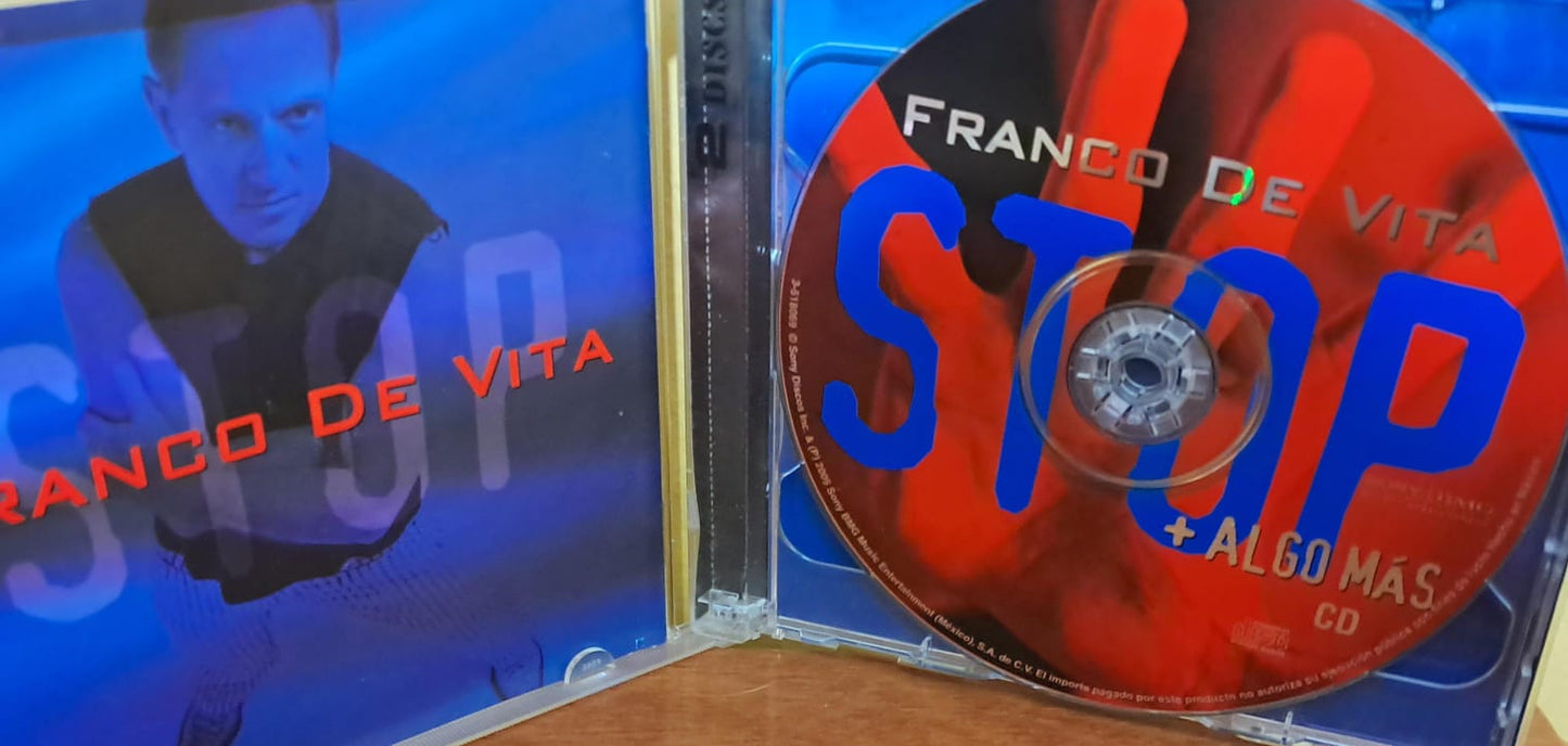 Franco De Vita – Stop + Algo Más. Cd y DVD en buen estado. formato muerto